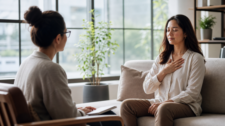 Somatic Therapy vs Talk Therapy: What Actually Works for Trauma — editorial image for this wellnessfinderpro.com article